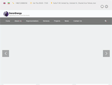 Tablet Screenshot of doranenergy.com